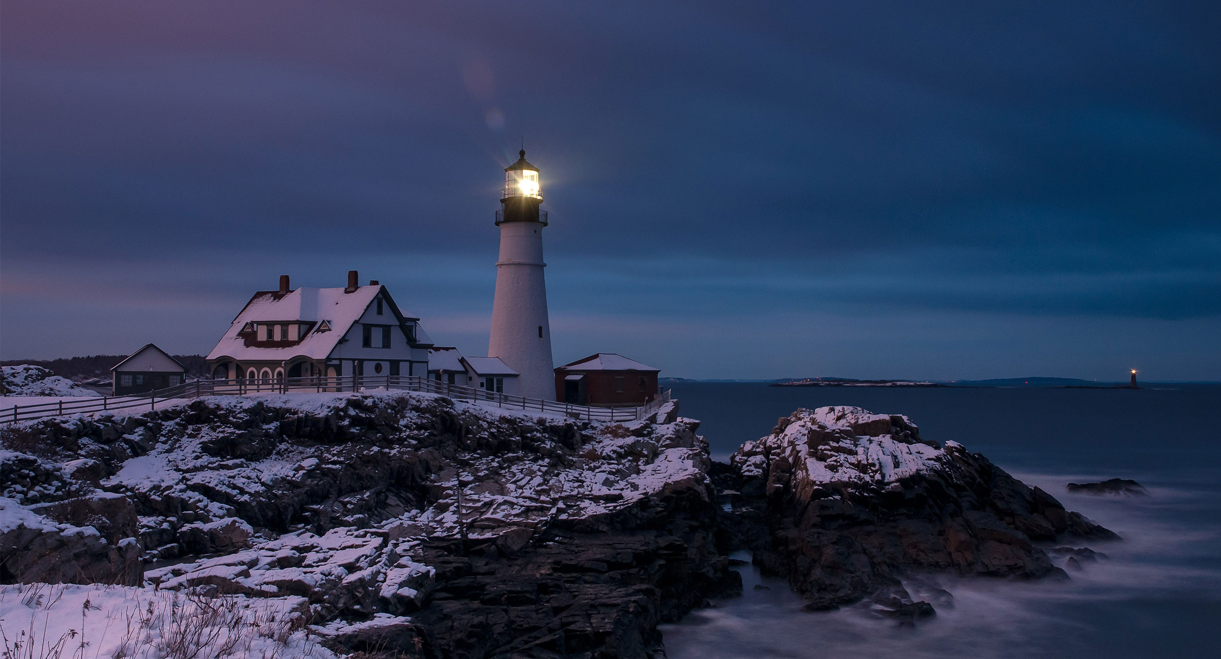 Portland Head Light at Night - Photo by: Perlmutter Photography