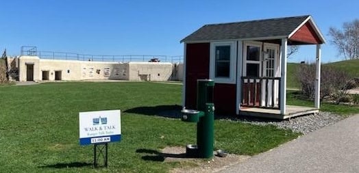 Greeter Shed in Central Parking